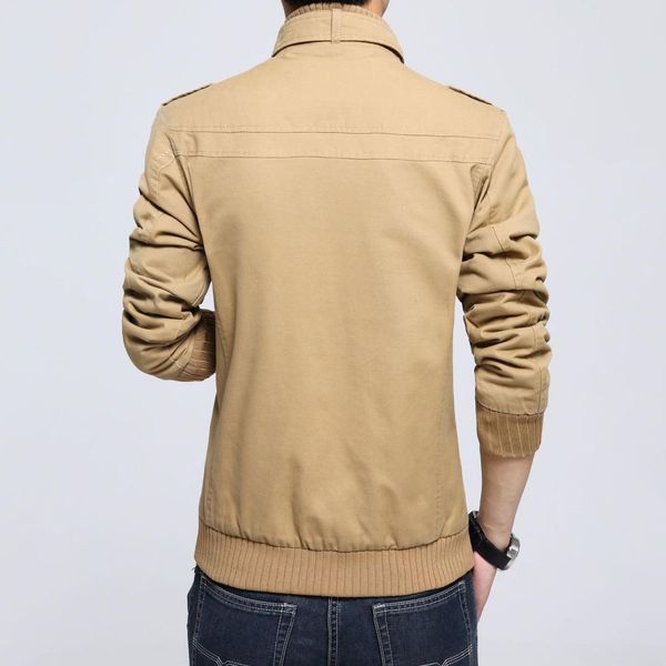 pure cotton jacket men's wear spring thin large size men's coat army tooling jacket, Black;brown
pure cotton jacket men's wear spring thin large size men's coat army tooling jacket, Black;brown