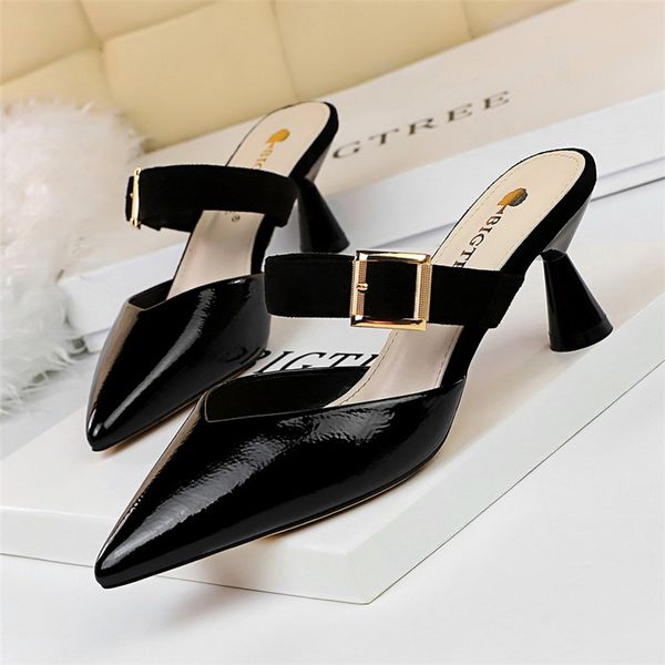 female shoes mules high heels black pumps women shoes fetish high heel slippers woman shoes luxury pointed heels salto alto
female shoes mules high heels black pumps women shoes fetish high heel slippers woman shoes luxury pointed heels salto alto