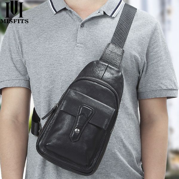 new business men's genuine leather shoulder bag retro multifunction crossbody bag outdoor leisure cow leather wear chest
new business men's genuine leather shoulder bag retro multifunction crossbody bag outdoor leisure cow leather wear chest