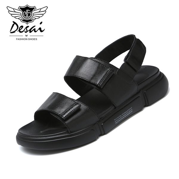 2020 men's summer frst layer leather sandals fashion black genuine leather sandals outdoor beach shoes men breathable slippers
2020 men's summer frst layer leather sandals fashion black genuine leather sandals outdoor beach shoes men breathable slippers