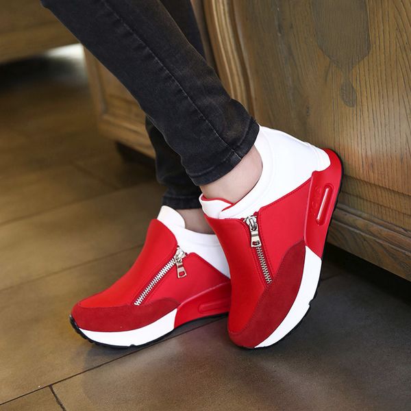 women female sneakers sports running hiking thick white chunky platform sneaker bottom platform thicken shoes running shoes
women female sneakers sports running hiking thick white chunky platform sneaker bottom platform thicken shoes running shoes