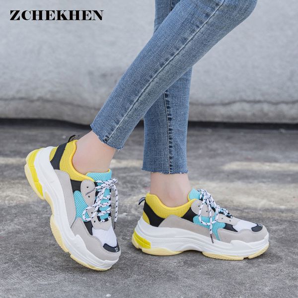 2018 autumn harajuku retro women casual shoes suede leather platform shoes women dad sneakers ladies trainers chaussure femme, Black
2018 autumn harajuku retro women casual shoes suede leather platform shoes women dad sneakers ladies trainers chaussure femme, Black
