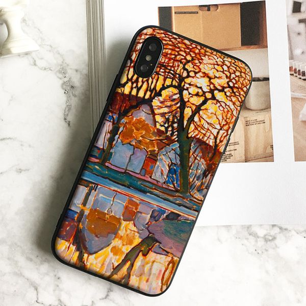 capa luxury autumn village painting phone case for iphone 11 pro xs max xr 8 7 6s plus 5 se case soft black tpu silicone cover.
capa luxury autumn village painting phone case for iphone 11 pro xs max xr 8 7 6s plus 5 se case soft black tpu silicone cover.