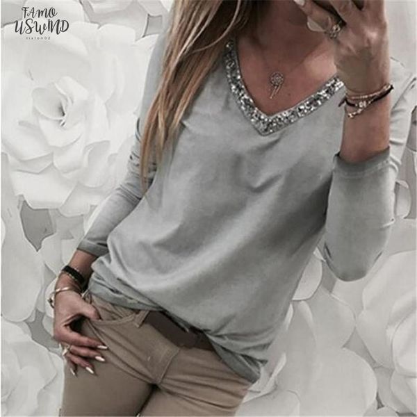summer v neck sequined t shirt women slim fit long sleeves v neck basic tee shirt lady causal blusas plus, White
summer v neck sequined t shirt women slim fit long sleeves v neck basic tee shirt lady causal blusas plus, White