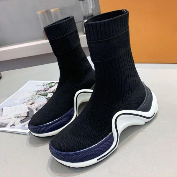 designer shoes ladies flat boots knitted socks boots women casual sports shoes wholesale fashion luxury ankle boots with box, Black
designer shoes ladies flat boots knitted socks boots women casual sports shoes wholesale fashion luxury ankle boots with box, Black