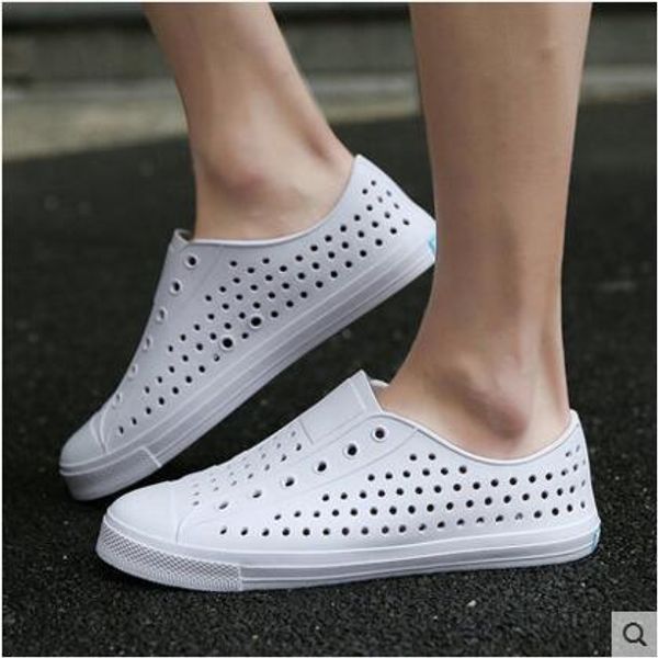 summer new men sandals garden clogs fashion hollow breathable non-slip waterproof slippers beach light soft flat casual shoes, Black
summer new men sandals garden clogs fashion hollow breathable non-slip waterproof slippers beach light soft flat casual shoes, Black