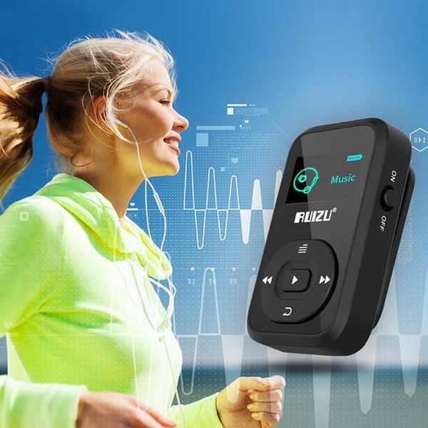 mini original ruizu x26 clip bluetooth mp3 player 8gb sport mp3 music recorder fm radio support tf card flash memory players
mini original ruizu x26 clip bluetooth mp3 player 8gb sport mp3 music recorder fm radio support tf card flash memory players