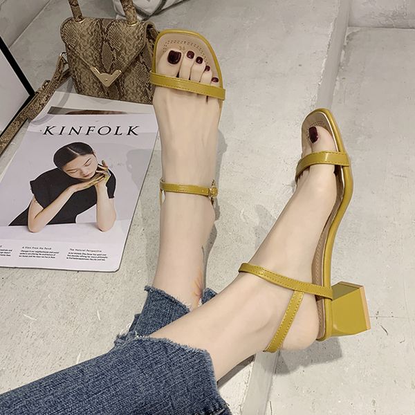 comfort shoes for women female sandal all-match beige heeled sandals buckle strap med 2020 women's block heels comfort block, Black 
comfort shoes for women female sandal all-match beige heeled sandals buckle strap med 2020 women's block heels comfort block, Black