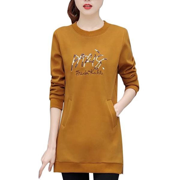 fashion women round neck long letter printing sweatshirt casual ladies loose hoodies with pockets winter warm sweatshirts, Black
fashion women round neck long letter printing sweatshirt casual ladies loose hoodies with pockets winter warm sweatshirts, Black