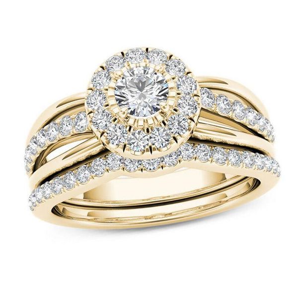 victoria wieck vintage fashion jewelry 925 sterling silver&gold fill round cut white z handmade women wedding band ring for lovers' gif, Slivery;golden
victoria wieck vintage fashion jewelry 925 sterling silver&gold fill round cut white z handmade women wedding band ring for lovers' gif, Slivery;golden