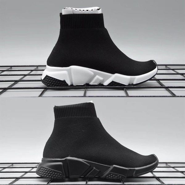 2018 kids fashion ankle boots speed stretch mesh high trainer running shoes speed knit sock mid-trainer sneakers, Black
2018 kids fashion ankle boots speed stretch mesh high trainer running shoes speed knit sock mid-trainer sneakers, Black