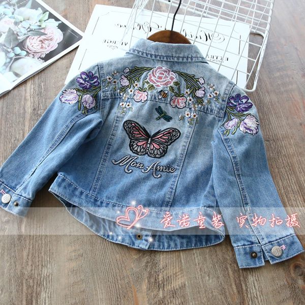 girls jackets 2020 autumn baby girls fashion flower butterfly embroidery denim jacket girl coat children outwear kids cloth, Blue;gray
girls jackets 2020 autumn baby girls fashion flower butterfly embroidery denim jacket girl coat children outwear kids cloth, Blue;gray