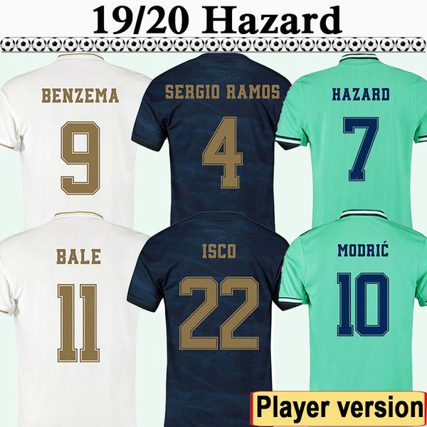 19 20 real madrid hazard benzema sergio ramos player version mens soccer jerseys new kroos isco bale marcelo mariano home football shirts, Black;yellow
19 20 real madrid hazard benzema sergio ramos player version mens soccer jerseys new kroos isco bale marcelo mariano home football shirts, Black;yellow