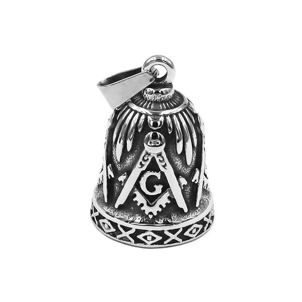 ason masonic bell pendant stainless steel jewelry fashion masonic biker mens pendant wholesale swp0551a(has steel ball, Silver
ason masonic bell pendant stainless steel jewelry fashion masonic biker mens pendant wholesale swp0551a(has steel ball, Silver