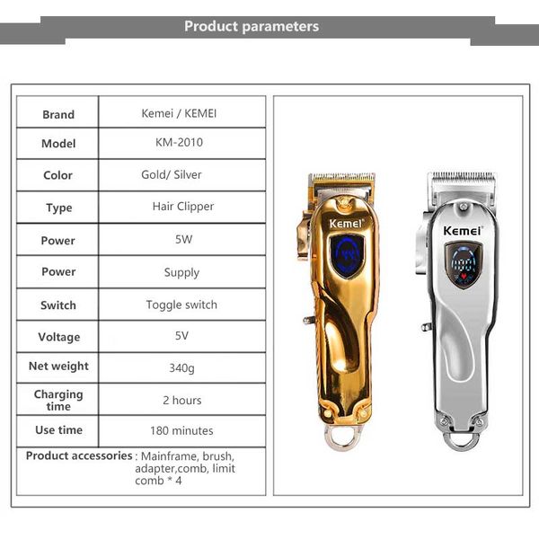 kemei km-2010 electric clipper hair salon retro oil head haircut local gold cross-border pro hair shaver trimmers newclipper thfon
kemei km-2010 electric clipper hair salon retro oil head haircut local gold cross-border pro hair shaver trimmers newclipper thfon