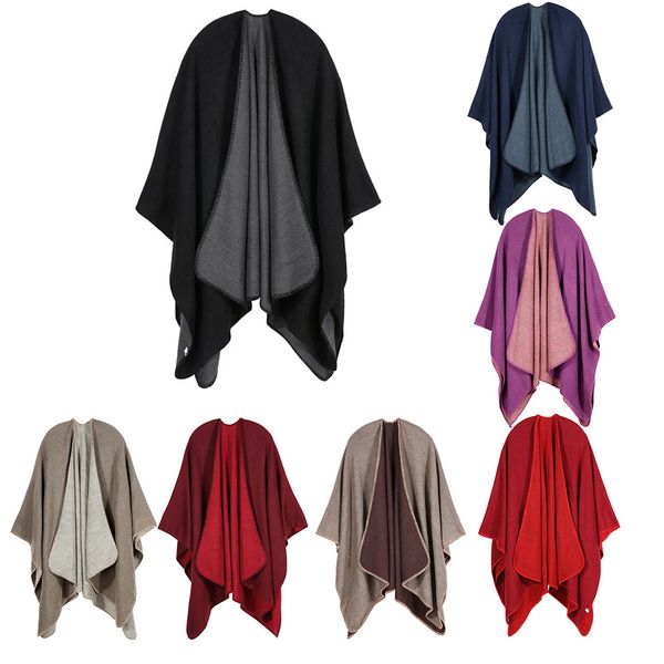 2019 new arrival winter fashion oversized color block shawl wrap open front poncho cape size 135cm-175cm
2019 new arrival winter fashion oversized color block shawl wrap open front poncho cape size 135cm-175cm