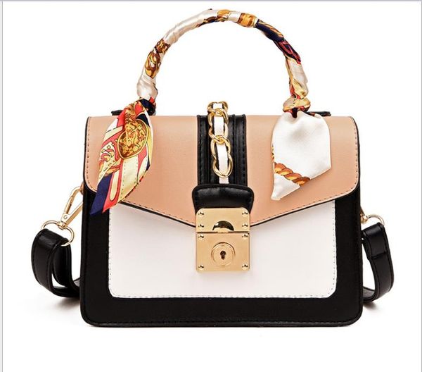 ladies handbags fashion ladies lock crossbody bag 2019 spring new one-shoulder small square bag fashion hit color handbag
ladies handbags fashion ladies lock crossbody bag 2019 spring new one-shoulder small square bag fashion hit color handbag