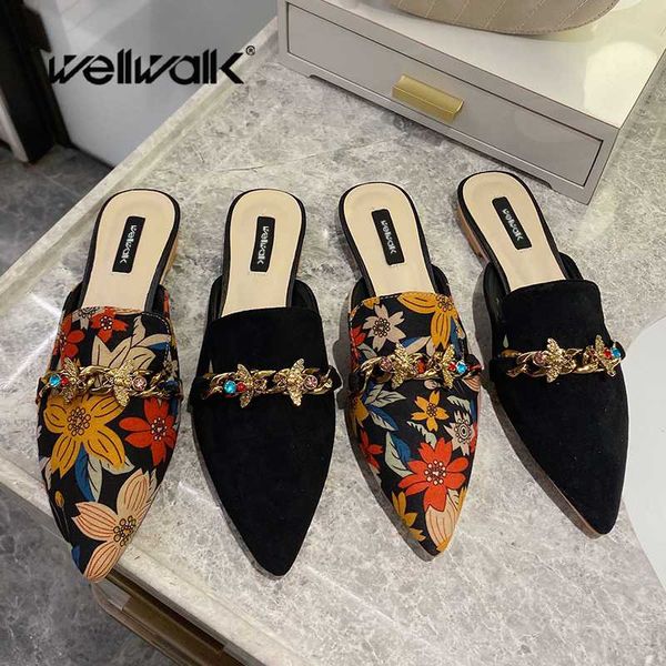 rhinestone chain mules slippers women fashion flat shoes flower printing slides unicorn female low heel shoe woman slipper, Black
rhinestone chain mules slippers women fashion flat shoes flower printing slides unicorn female low heel shoe woman slipper, Black