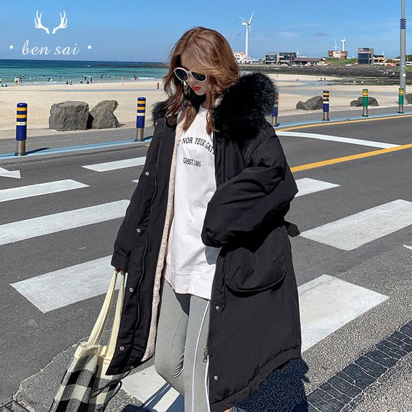 winter women fashion warm wool hooded long coats ladies windproof fur hooded thicken pocket parkar coat female padded jackets, Black
winter women fashion warm wool hooded long coats ladies windproof fur hooded thicken pocket parkar coat female padded jackets, Black