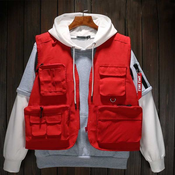 autumn brand vests tactical vests hunting multi pocket director volunteer uniform yelek erkekler, Black;white
autumn brand vests tactical vests hunting multi pocket director volunteer uniform yelek erkekler, Black;white