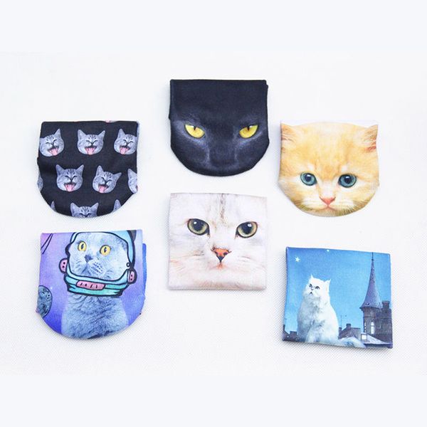 животные носки cute cat low cut носки js0450 1 пар unisex женщина 3d printed, Black