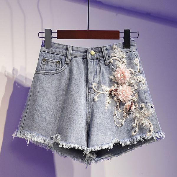 heavy work denim shorts women high waist wide leg ripped hole tassel 3d flower shorts embroidery jeans large size 5xl, White;black
heavy work denim shorts women high waist wide leg ripped hole tassel 3d flower shorts embroidery jeans large size 5xl, White;black