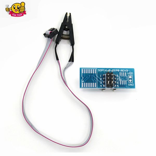 soic8 sop8 flash chip ic test clips socket adpter bios/24/25/93 programmer 
soic8 sop8 flash chip ic test clips socket adpter bios/24/25/93 programmer