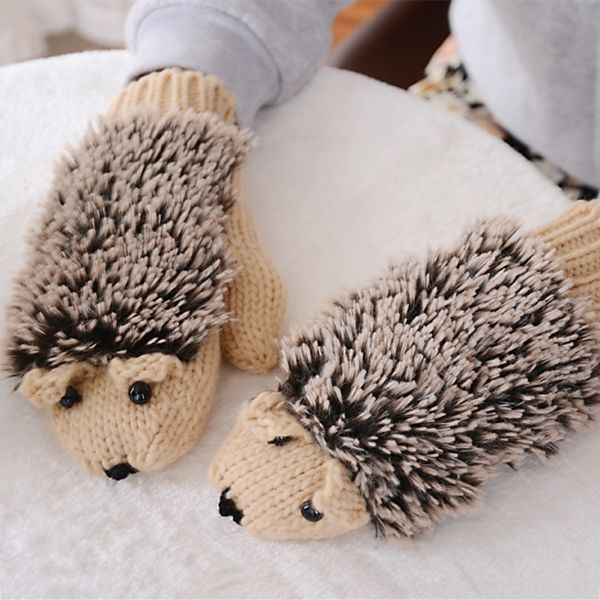 gloves 3 colors girls novelty cartoon winter gloves women knit warm fitness hedgehog heated villus wrist mittens guantes, Blue;gray
gloves 3 colors girls novelty cartoon winter gloves women knit warm fitness hedgehog heated villus wrist mittens guantes, Blue;gray