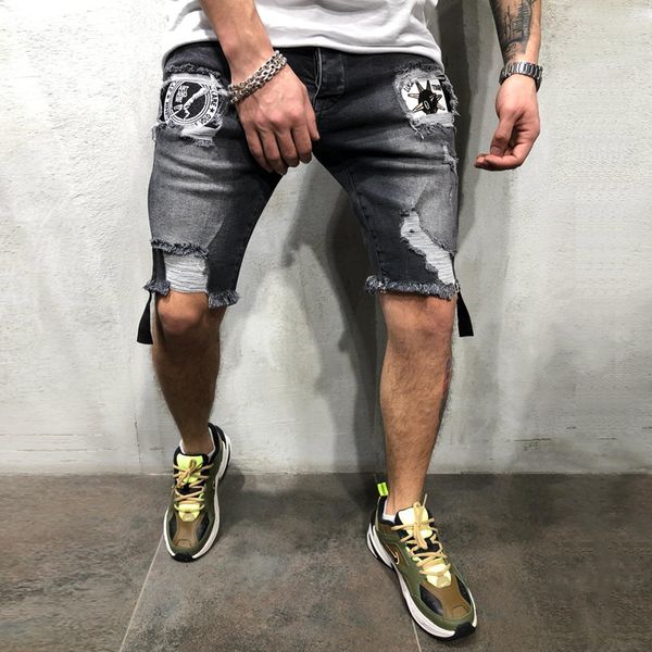 casual mens slim denim shorts hole jean pants shorts men ripped short jeans 2019 summer male elastic denim pant clothing s-3xl, Blue
casual mens slim denim shorts hole jean pants shorts men ripped short jeans 2019 summer male elastic denim pant clothing s-3xl, Blue