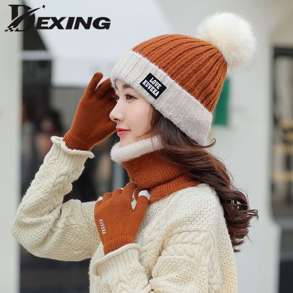 2019 winter women hat and scarf gloves sets pompom ball kintted hat ladies girls warm knit skullies beanies winter ski set, Blue;gray
2019 winter women hat and scarf gloves sets pompom ball kintted hat ladies girls warm knit skullies beanies winter ski set, Blue;gray