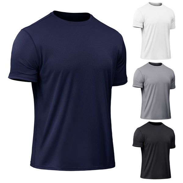running jerseys men fitness shirts short sleeve speed dry print stitching sports training high-elastic tight-fitting, Black;blue
running jerseys men fitness shirts short sleeve speed dry print stitching sports training high-elastic tight-fitting, Black;blue