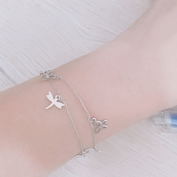 fashion women silver stainless steel star butterfly dragonfly no fading bracelets bangles charm party wedding jewelry girl gifts, Golden;silver
fashion women silver stainless steel star butterfly dragonfly no fading bracelets bangles charm party wedding jewelry girl gifts, Golden;silver