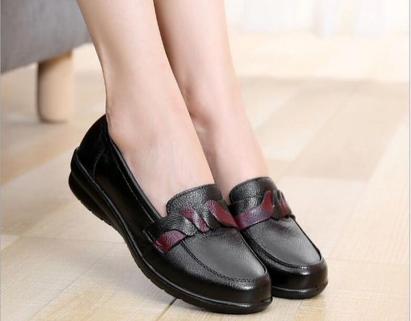 women's shoes flats genuine leather solid cross-tied round toe shoe for ladies cozy casual plus size sneakers driving women shoe, Black
women's shoes flats genuine leather solid cross-tied round toe shoe for ladies cozy casual plus size sneakers driving women shoe, Black