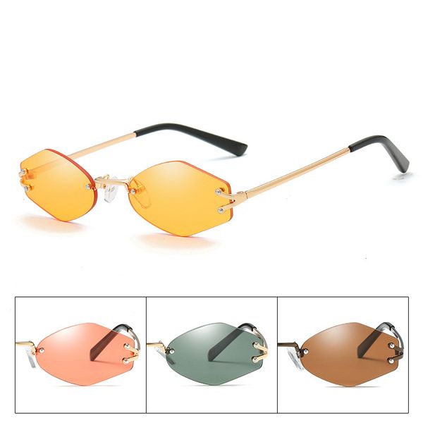 small hexagon sunglasses women brand vintage cat eye sun glasses retro rimless red black eyewear ladies glasses eyewear, White;black
small hexagon sunglasses women brand vintage cat eye sun glasses retro rimless red black eyewear ladies glasses eyewear, White;black