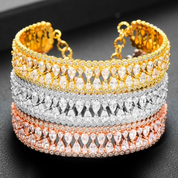 missvikki new famous shiny cz chains bracelet for women bridal wedding engagement party show jewelry wide fashion bangle, Black
missvikki new famous shiny cz chains bracelet for women bridal wedding engagement party show jewelry wide fashion bangle, Black