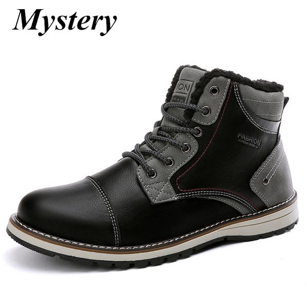winter new british fashion trend work boots wear-resistant non-slip plush warm safety outdoor snow boots, Black
winter new british fashion trend work boots wear-resistant non-slip plush warm safety outdoor snow boots, Black