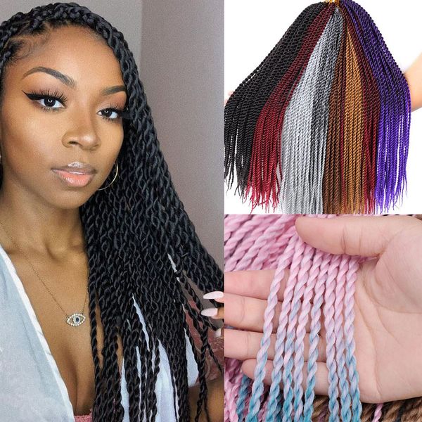 18 inch ombre senegalese twist braiding hair crochet braids synthetic crochet hair extensions black brown for women 30 strands/piece
18 inch ombre senegalese twist braiding hair crochet braids synthetic crochet hair extensions black brown for women 30 strands/piece
