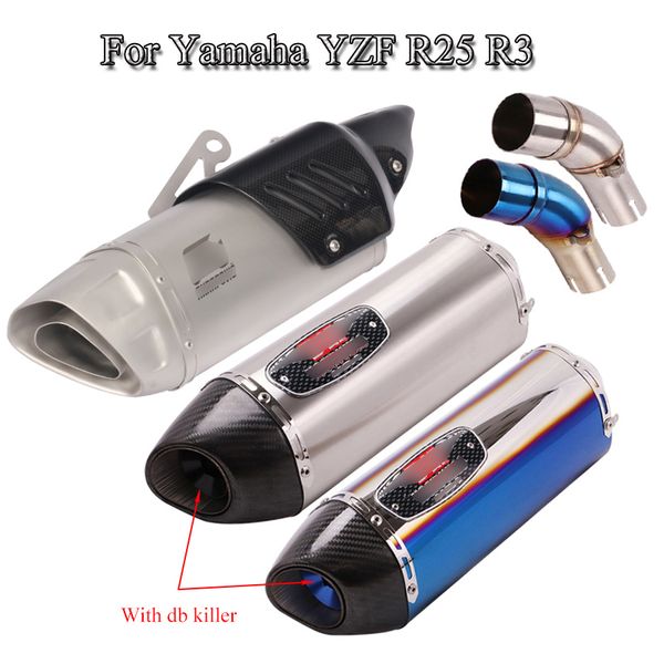 yzf-r3 r25 мотоцикл полная выхлопная система труба mid connect link труба с выхлопным наконечником трубка глушитель для r3 r25 slip on
yzf-r3 r25 мотоцикл полная выхлопная система труба mid connect link труба с выхлопным наконечником трубка глушитель для r3 r25 slip on