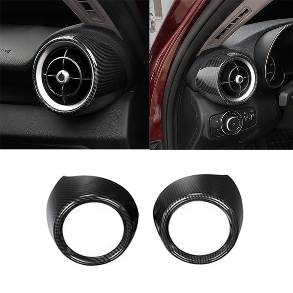 pcmos abs carbon fiber dashboard air outlet vent trim for alfa giulia 2017-2018 interior mouldings stickers new 2pcs/set
pcmos abs carbon fiber dashboard air outlet vent trim for alfa giulia 2017-2018 interior mouldings stickers new 2pcs/set