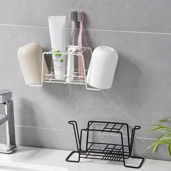 wall-mounted toothbrush holder bathroom teeth brush tooth cup mouth cup set toothpaste toothbrush rack
wall-mounted toothbrush holder bathroom teeth brush tooth cup mouth cup set toothpaste toothbrush rack