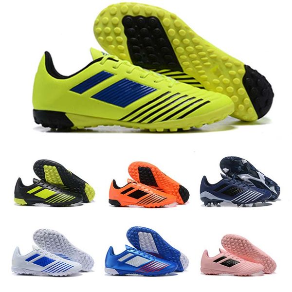 Copa Predator 19.4 Tf Football Boot Fluorescent Green Pink Soccer Shoes For Black Blue Green Orange Mens Sneakers Size 39-45