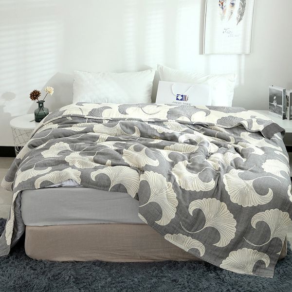 junwell 100% cotton muslin summer blanket bed sofa travel breathable chic ginkgo leaf thread large soft throw blanket
junwell 100% cotton muslin summer blanket bed sofa travel breathable chic ginkgo leaf thread large soft throw blanket