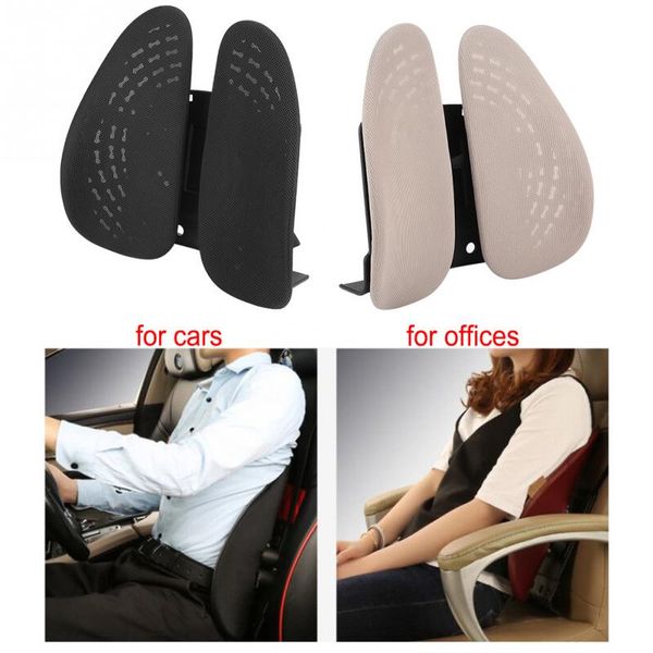 1pcs car seat lumbar support ventilative seat waist cushion for offices home cars black/beige optional
1pcs car seat lumbar support ventilative seat waist cushion for offices home cars black/beige optional