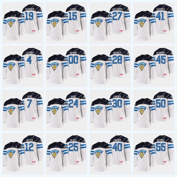 Finland 2019 IIHF World Championship Jersey 28 Henri Jokiharju 12 Marko Anttila 4 Mikko Lehtonen 19 Veli-Matti Savinainen 7 Oliwer Kaski
Finland 2019 IIHF World Championship Jersey 28 Henri Jokiharju 12 Marko Anttila 4 Mikko Lehtonen 19 Veli-Matti Savinainen 7 Oliwer Kaski
