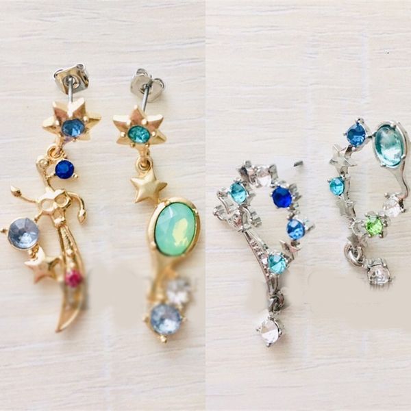 anime sailor moon kaiou michiru tenoh haruka cartoon earrings eardrop jewelry cosplay prop decor jewellery women girl gift, Golden;silver
anime sailor moon kaiou michiru tenoh haruka cartoon earrings eardrop jewelry cosplay prop decor jewellery women girl gift, Golden;silver