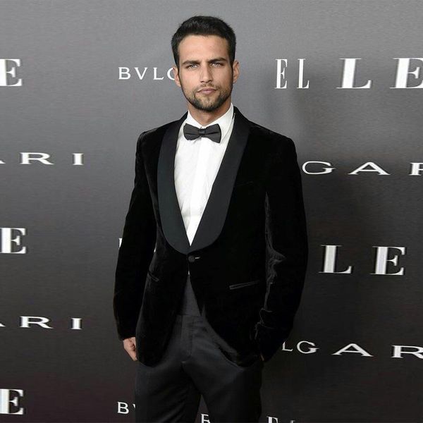 brand new black velvet men wedding suits groom tuxedos shawl lapel one button two piece men suits ( jacket+pant), Black;gray
brand new black velvet men wedding suits groom tuxedos shawl lapel one button two piece men suits ( jacket+pant), Black;gray