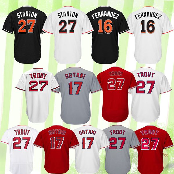 Miami Jersey Marlins 16 Jose Fernandez Los Angeles Jersey Ange 27 Mike Trout 17 Shohei Ohtani 100% Stitched High-quality Top quality
Miami Jersey Marlins 16 Jose Fernandez Los Angeles Jersey Ange 27 Mike Trout 17 Shohei Ohtani 100% Stitched High-quality Top quality