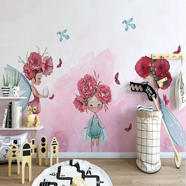 custom large mural 3d wallpaper nordic cartoon fashion creative girl wings bedroom mural tv back wall decor deep 5d embossed
custom large mural 3d wallpaper nordic cartoon fashion creative girl wings bedroom mural tv back wall decor deep 5d embossed