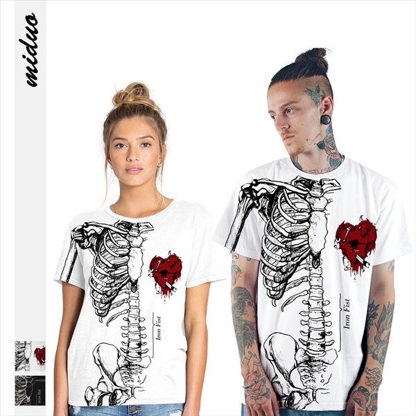 2020 summer frame halloween printing quick-drying t-shirt street couple digital digital wear short sleeve, White
2020 summer frame halloween printing quick-drying t-shirt street couple digital digital wear short sleeve, White