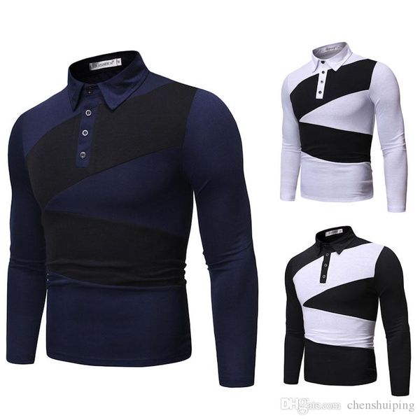 новая мода мужская весна осень с длинным рукавом slim fit поло рубашки мужские британские стили тройники мужская одежда, White;black
новая мода мужская весна осень с длинным рукавом slim fit поло рубашки мужские британские стили тройники мужская одежда, White;black
